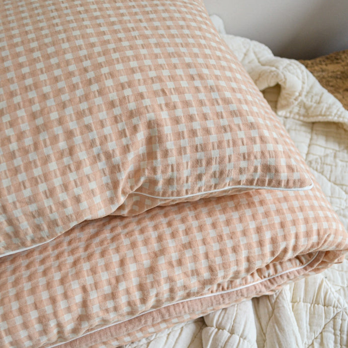 Max Peach Duvet Cover