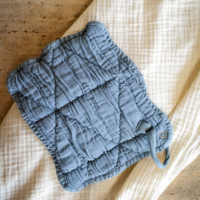 Bobbie Blue Pacifier blanket